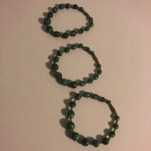 African malachite bracelet